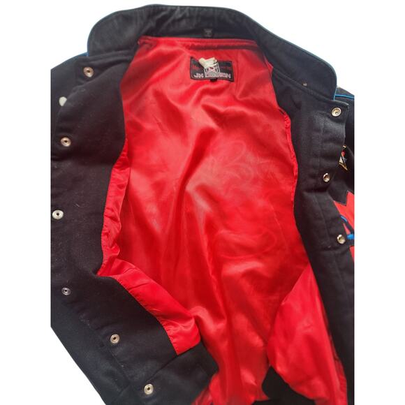 Disney Jeff Hamilton Jacket Mens Large Mickey Daytona NASCAR Embroidered Bomber - Picture 2 of 16